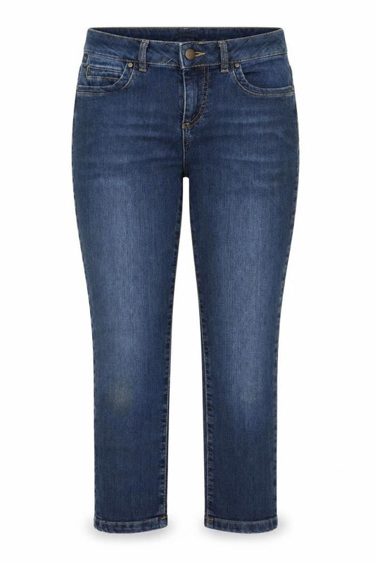 Blue 73 Womens Blue  Denim Cropped Jeans Size 8 L23.5 in