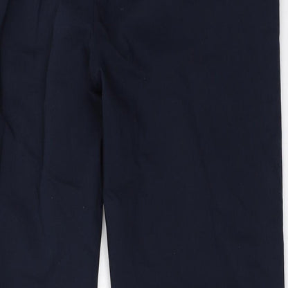 Womens UK Size 36 H&M Regular Fit Capri Blue Trousers