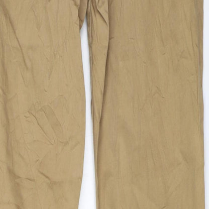Womens UK Size 36 Vera Moda Regular Fit Chino Beige Trousers