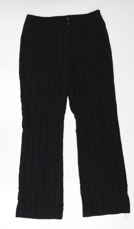 Debenhams Womens Black   Trousers  Size 10 L30 in