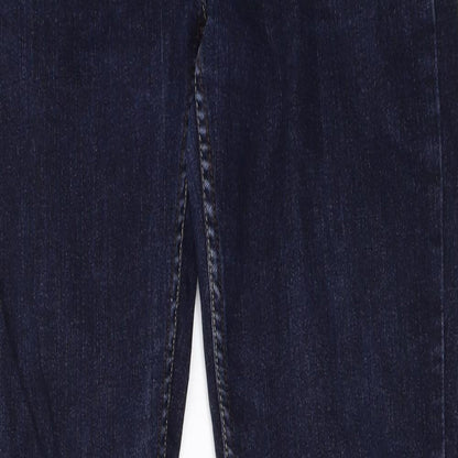 Primark Womens Blue  Denim Skinny Jeans Size 14 L31.5 in