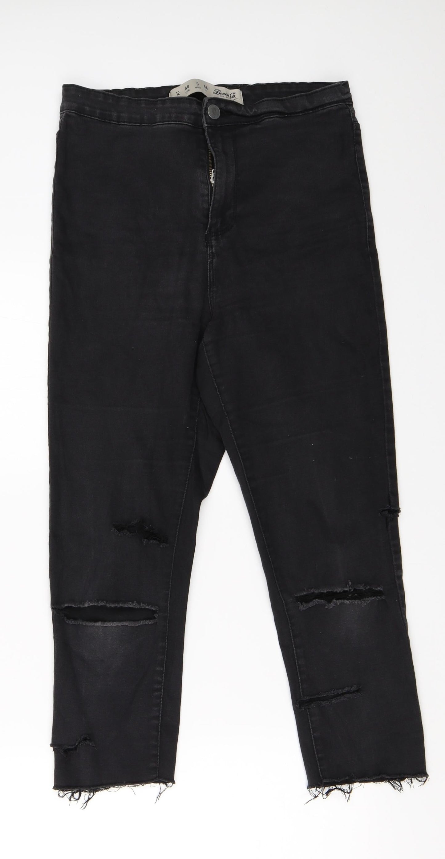 Primark Womens Black   Skinny Jeans Size 12 L21.5 in