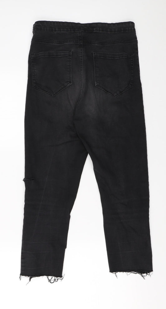 Primark Womens Black   Skinny Jeans Size 12 L21.5 in
