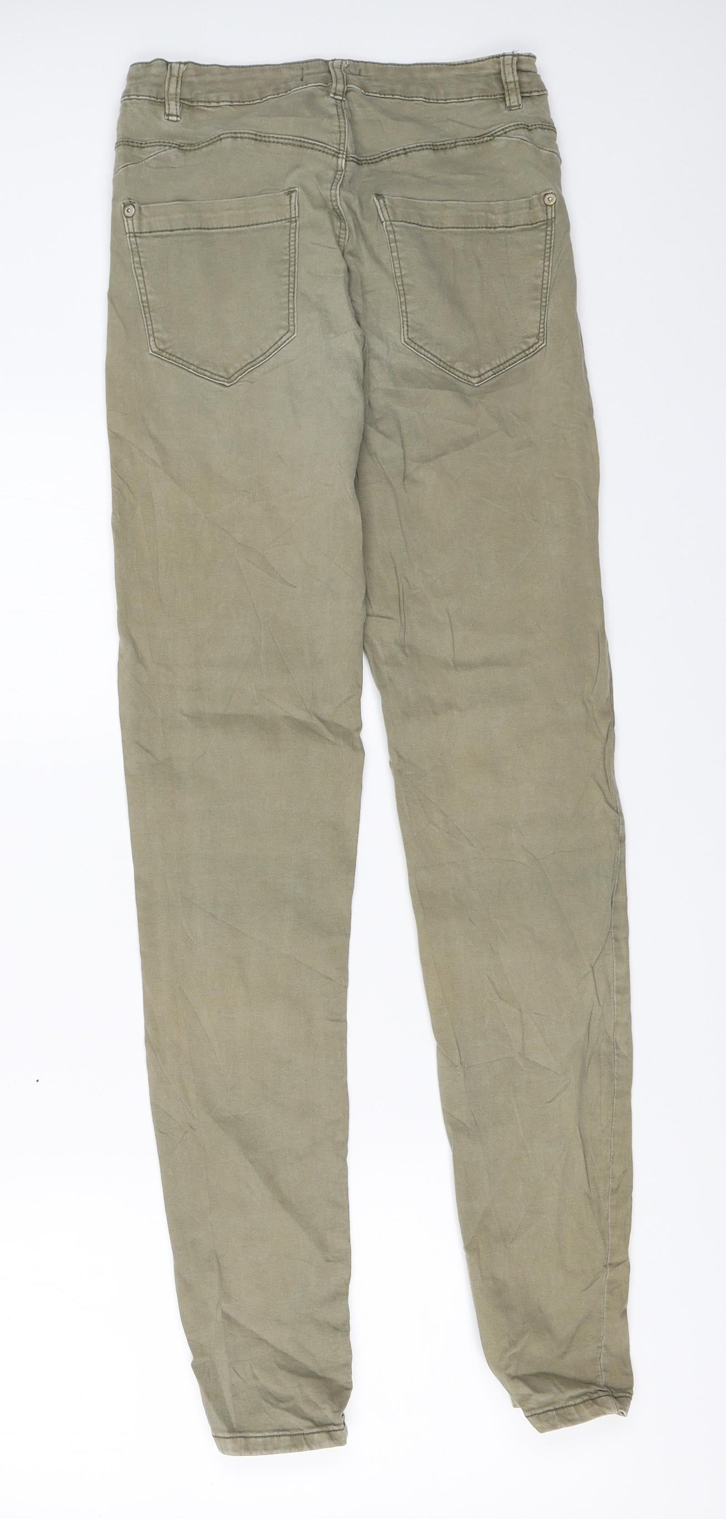 YFL Womens Green   Skinny Jeans Size 6 L30 in