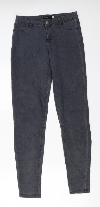 Womens UK Size 34 Sinsay Regular Fit Skinny Grey Jeans