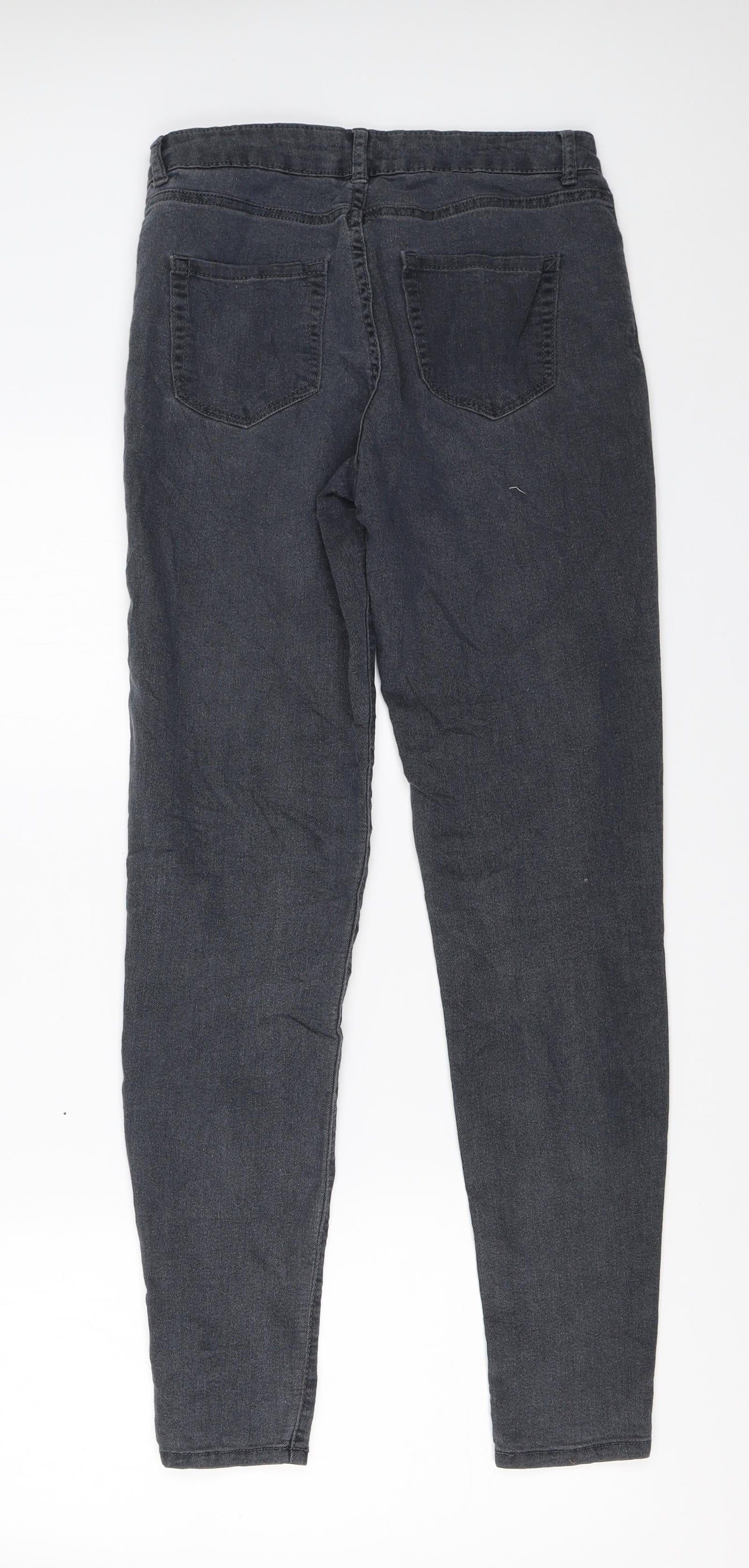 Womens UK Size 34 Sinsay Regular Fit Skinny Grey Jeans