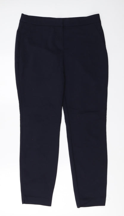 Womens UK Size 12 Papaya Regular Fit  Blue Trousers