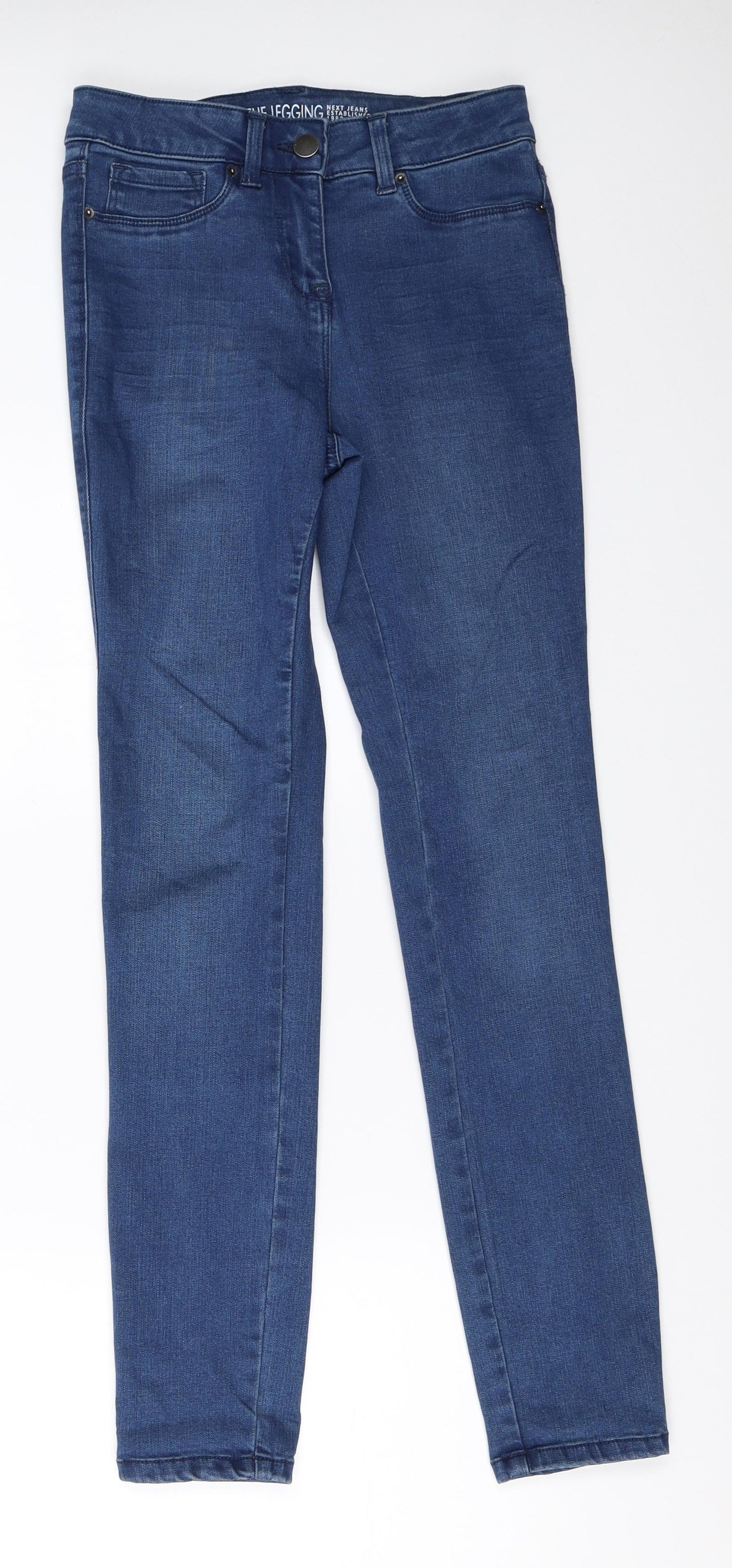 NEXT Womens Blue  Denim Skinny Jeans Size 6 L28.5 in