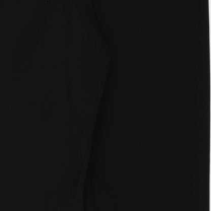 Womens UK Size 30 in H&M Regular Fit  Black Trousers