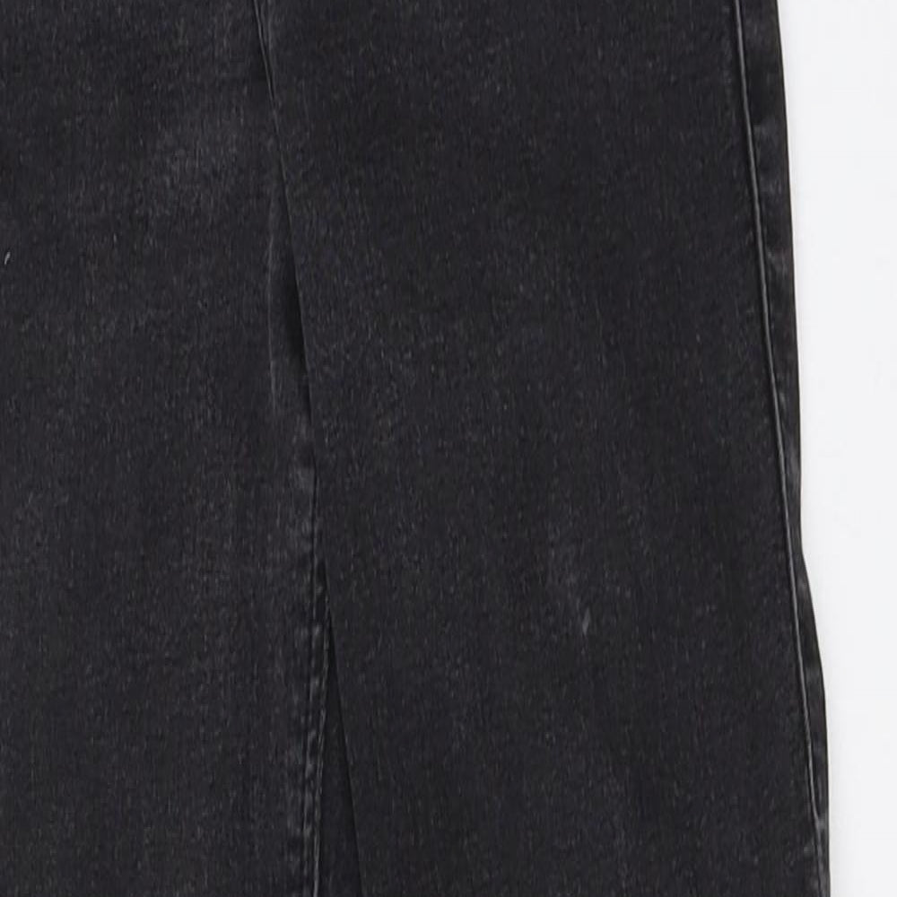 Topshop Womens Black  Denim Skinny Jeans Size 24 in L28 in