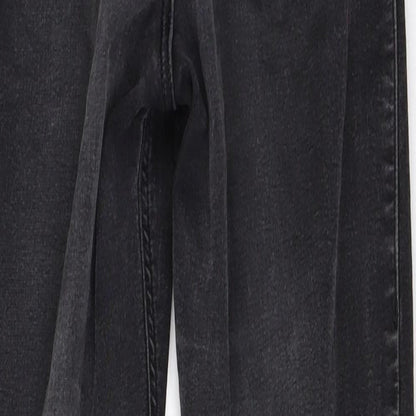 Topshop Womens Black  Denim Skinny Jeans Size 24 in L28 in