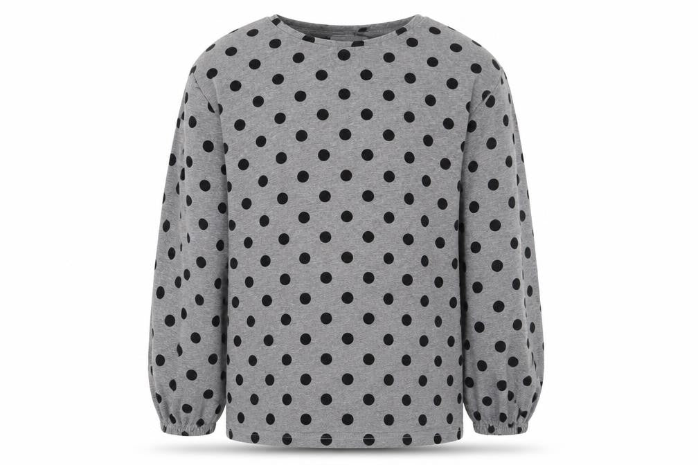 Mango Girls Grey Polka Dot  Pullover Jumper Size 14 Years