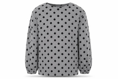 Mango Girls Grey Polka Dot  Pullover Jumper Size 14 Years