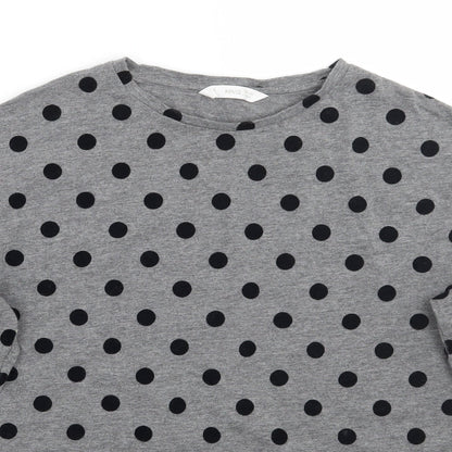 MNG Girls Grey Polka Dot  Pullover Jumper Size 14 Years