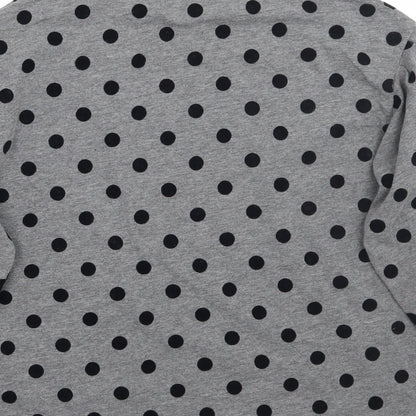 MNG Girls Grey Polka Dot  Pullover Jumper Size 14 Years
