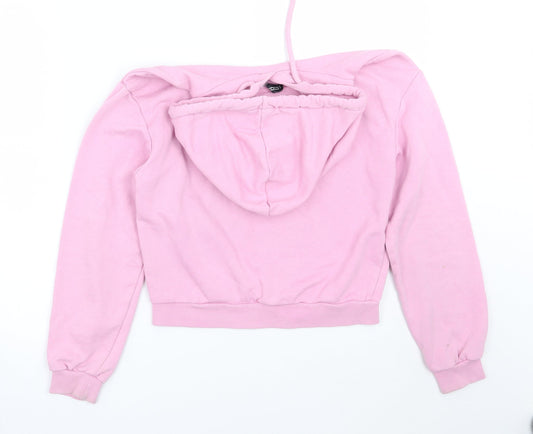 H&M Womens Pink   Pullover Hoodie Size XS