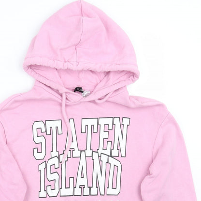 H&M Womens Pink   Pullover Hoodie Size XS