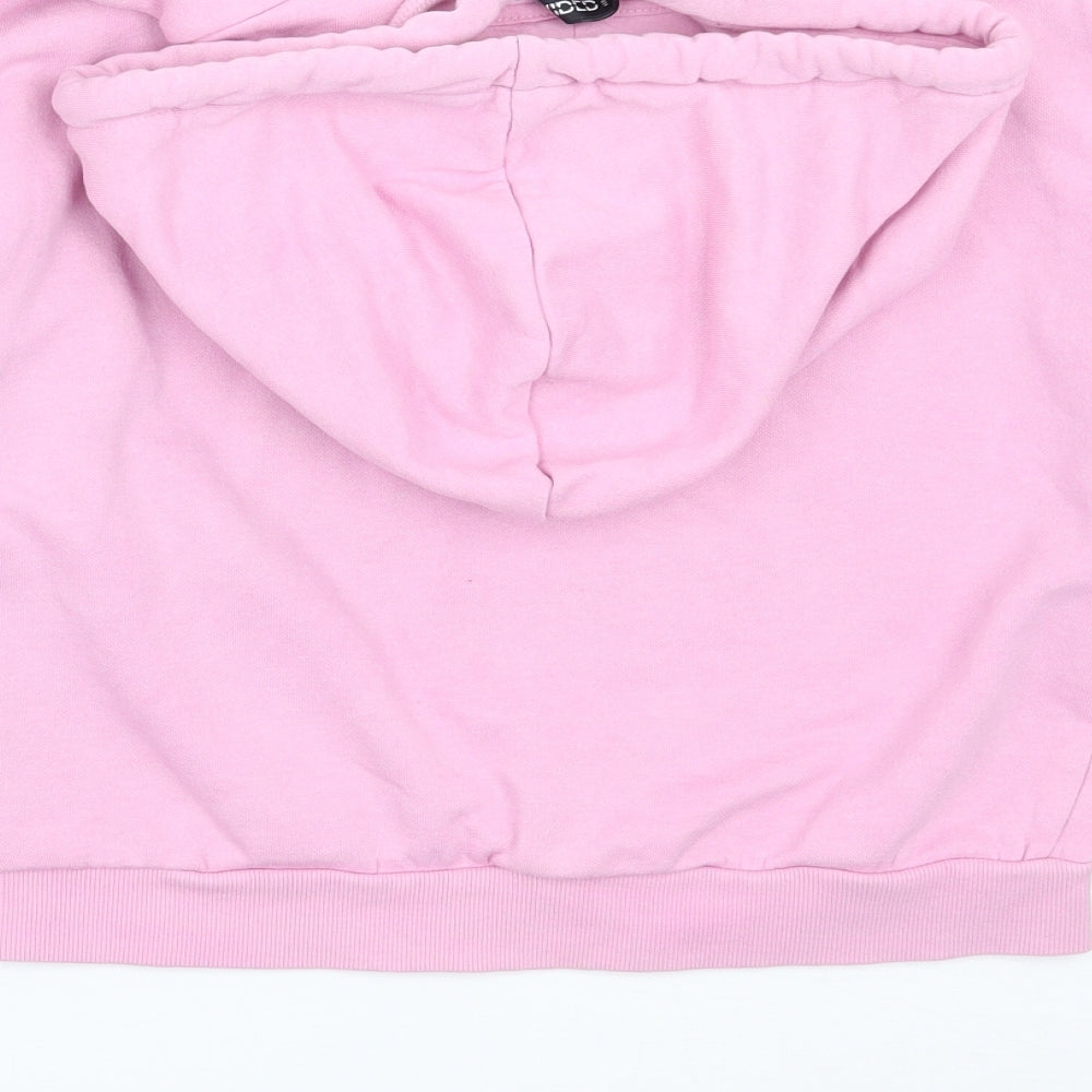 H&M Womens Pink   Pullover Hoodie Size XS