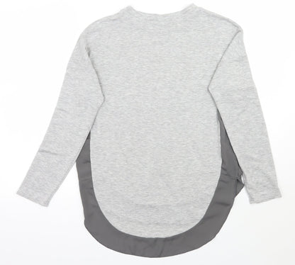 Womens UK Size M COIN 1804 Grey Basic T-Shirt