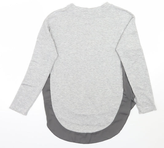 Womens UK Size M COIN 1804 Grey Basic T-Shirt