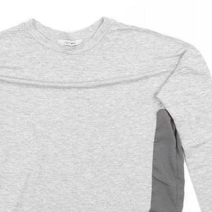 Womens UK Size M COIN 1804 Grey Basic T-Shirt