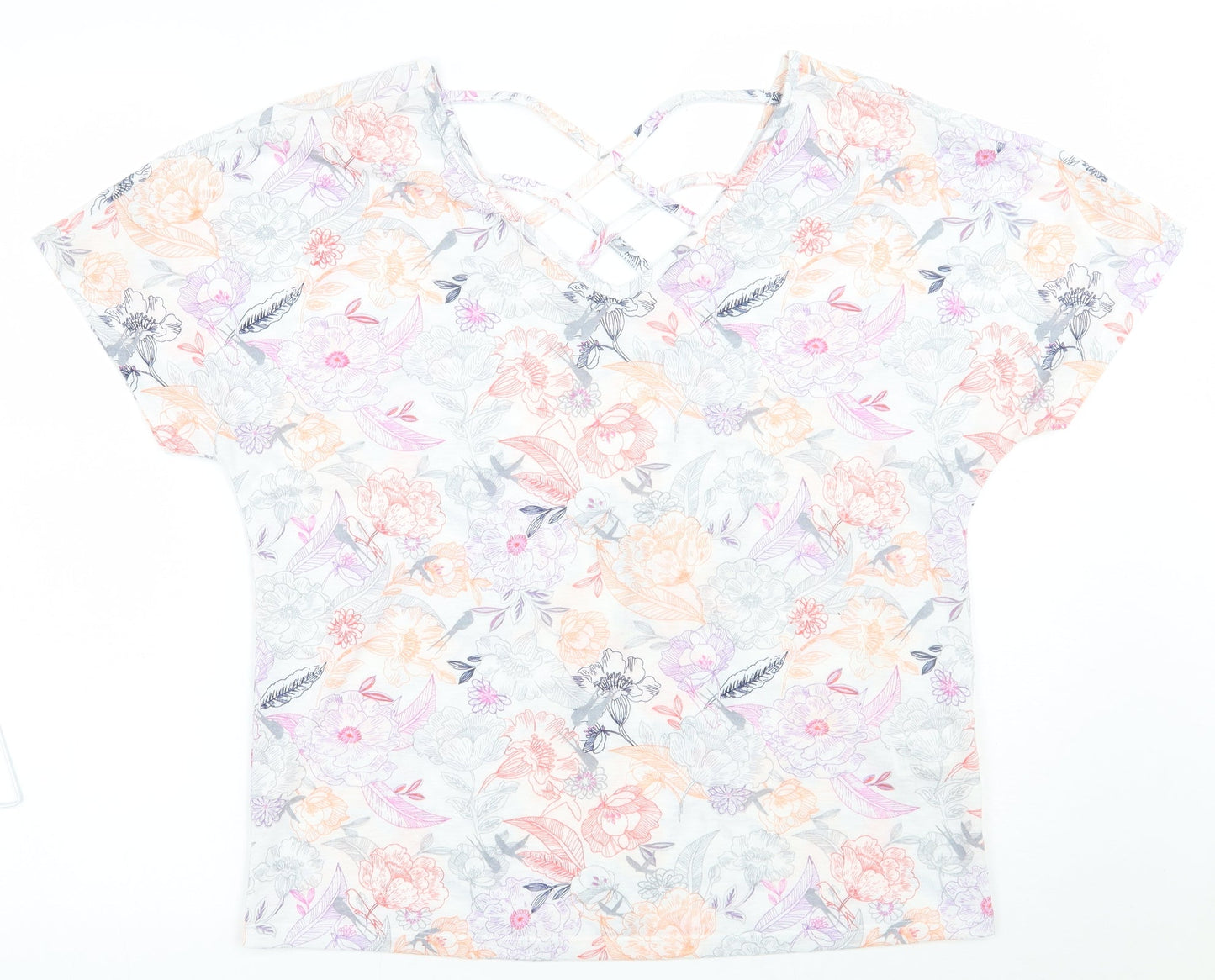 Womens UK Size 12 Marks and Spencer White Basic Blouse