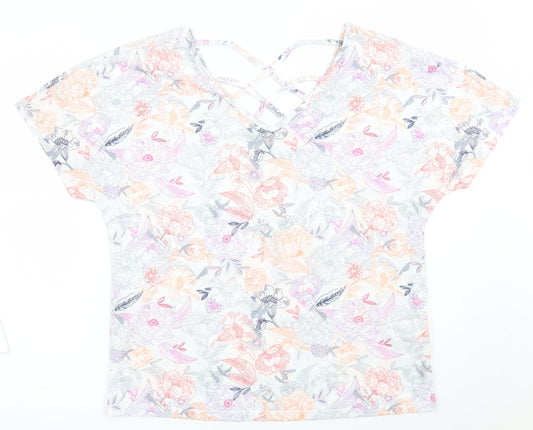 Womens UK Size 12 Marks and Spencer White Basic Blouse