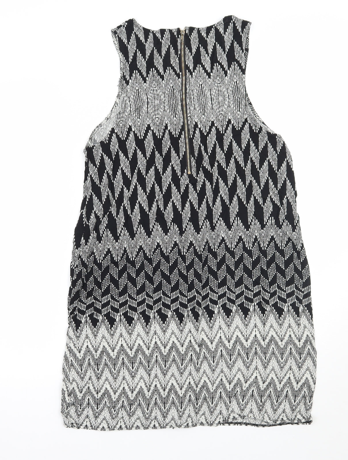 Womens UK Size 14 Izabel Black Basic Tank
