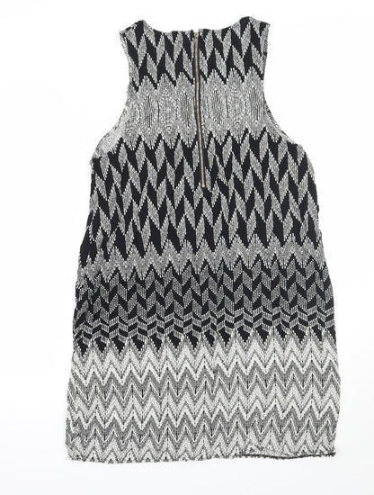 Womens UK Size 14 Izabel Black Basic Tank