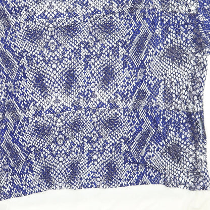 Womens UK Size 12 Marks and Spencer Blue Basic T-Shirt
