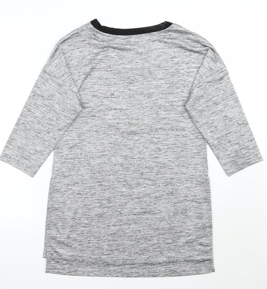 Marks and Spencer Womens Grey   Basic T-Shirt Size 12