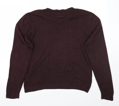 Marks and Spencer Mens Purple   Pullover Jumper Size M