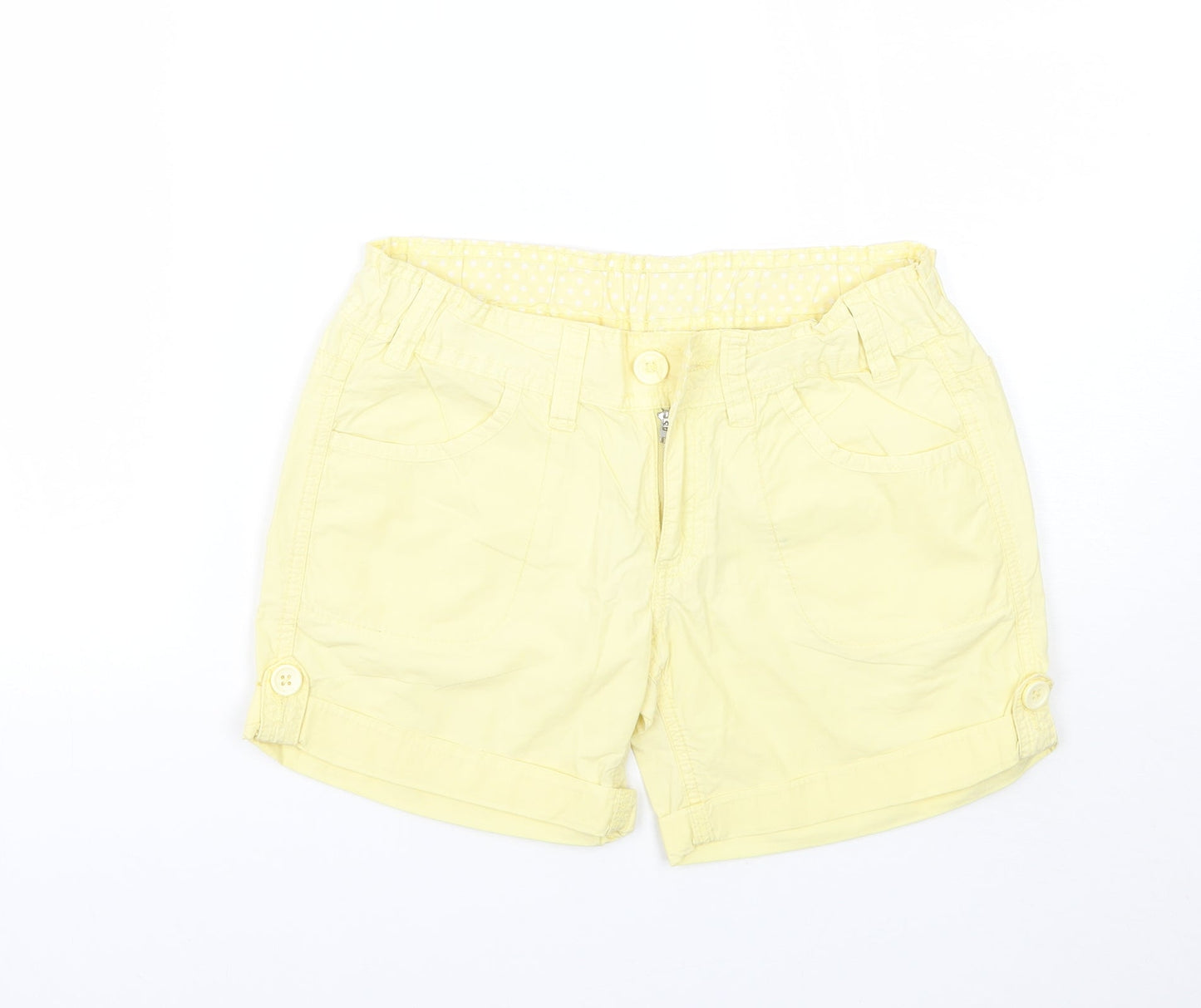 Preworn Womens Yellow   Bermuda Shorts Size 8
