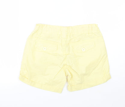 Preworn Womens Yellow   Bermuda Shorts Size 8
