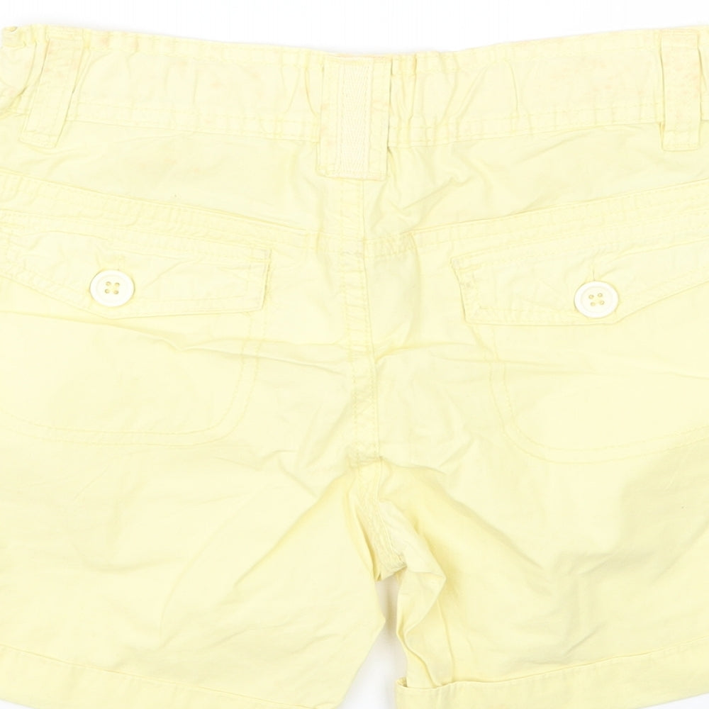 Preworn Womens Yellow   Bermuda Shorts Size 8