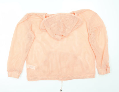 Workout Womens Pink   Pullover Hoodie Size 8