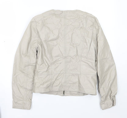 TU Womens Ivory   Jacket Coat Size 10