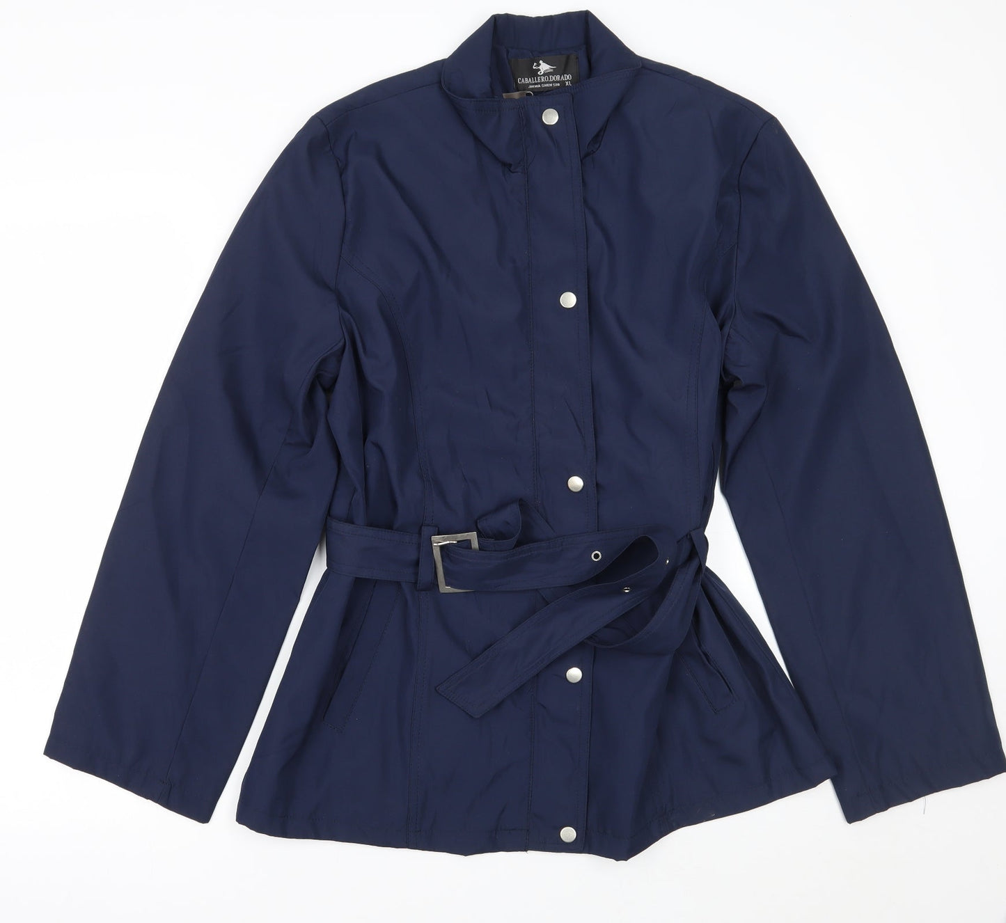 caballero . dorado Womens Blue   Jacket Coat Size XL