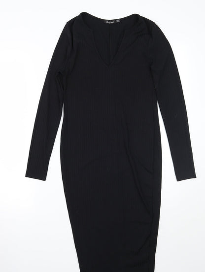 Boohoo Womens Black   A-Line  Size 8