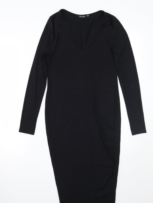 Boohoo Womens Black   A-Line  Size 8