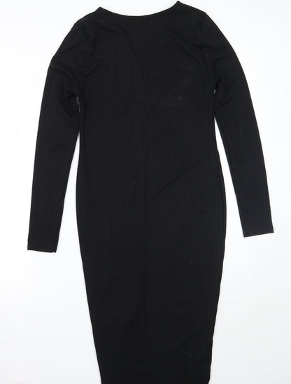 Boohoo Womens Black   A-Line  Size 8