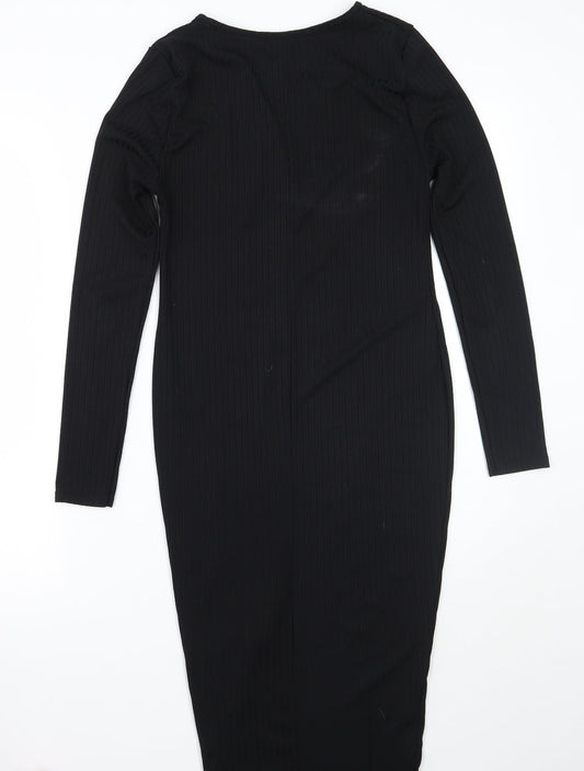 Boohoo Womens Black   A-Line  Size 8