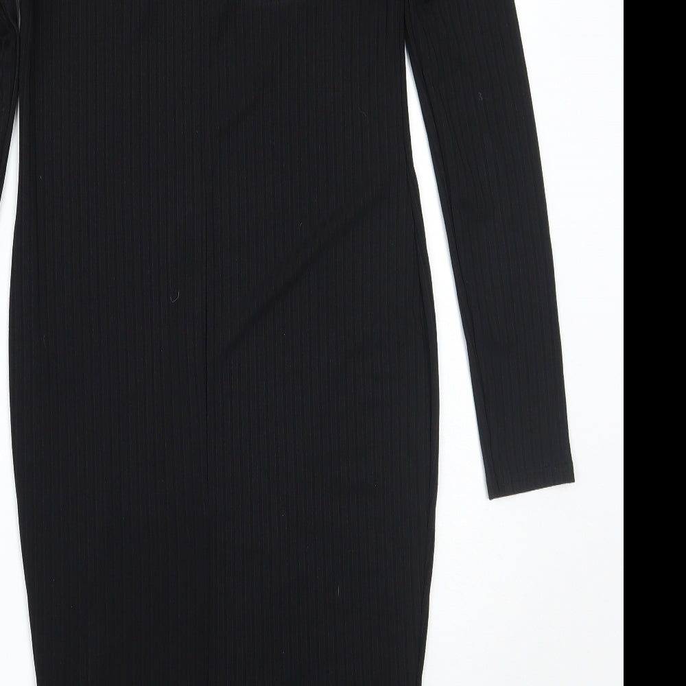 Boohoo Womens Black   A-Line  Size 8