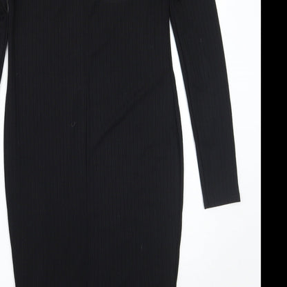 Boohoo Womens Black   A-Line  Size 8