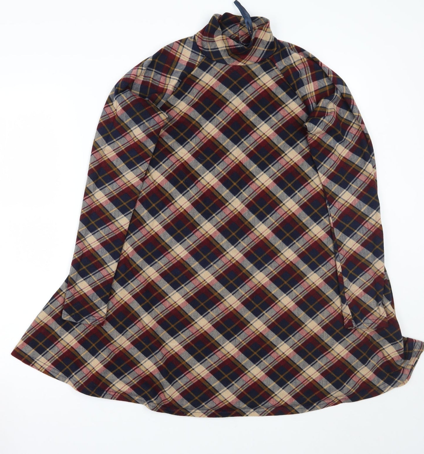 AX Paris Womens Blue Check  A-Line  Size 12