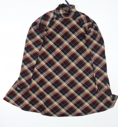 AX Paris Womens Blue Check  A-Line  Size 12