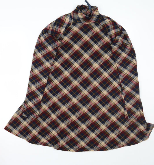 AX Paris Womens Blue Check  A-Line  Size 12