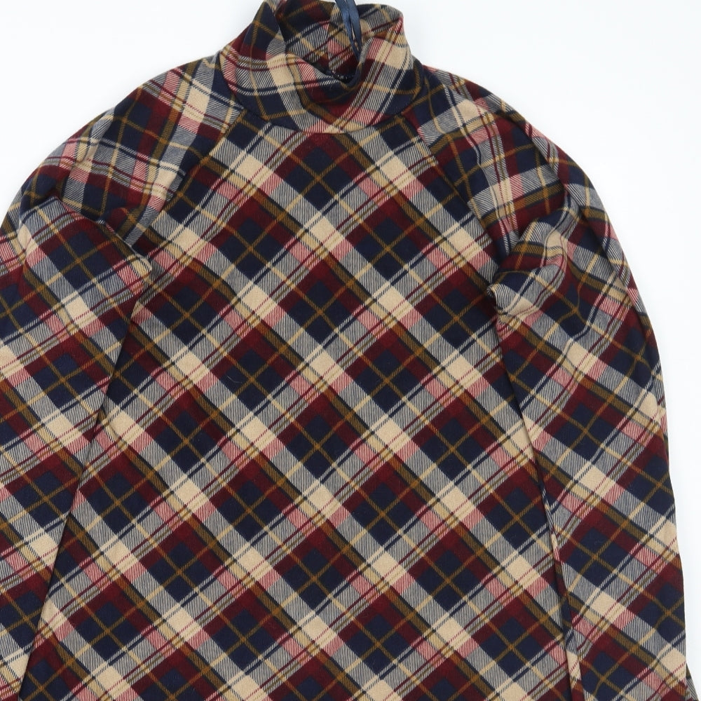 AX Paris Womens Blue Check  A-Line  Size 12