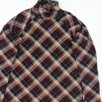 AX Paris Womens Blue Check  A-Line  Size 12