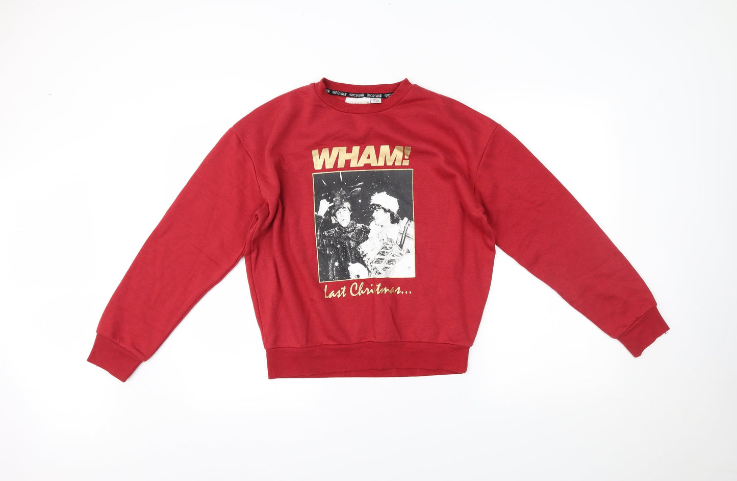 Primark Womens Red   Pullover Jumper Size 2XS